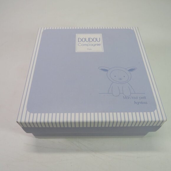 Baby Doudou Et Compagnie Paris Lamb Bootie Slippers Rattles Agbeau - Picture 7 of 8